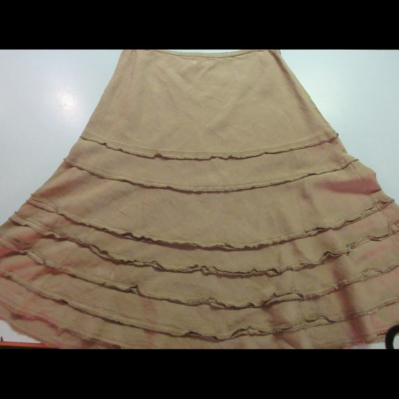 NIC+ZOE Dresses & Skirts - Nic + Zoe skirt flared style linen blend sz 10